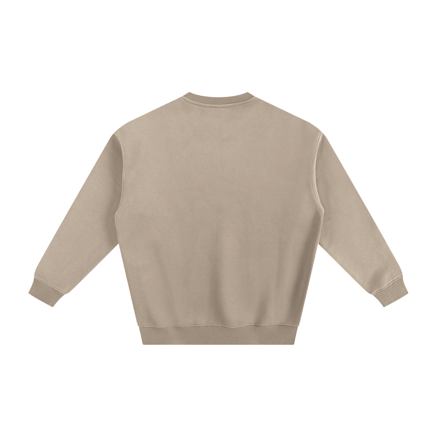 Crewneck Jumper Brown - Large print