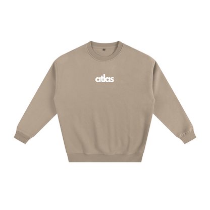 Crewneck Jumper Brown - Small print