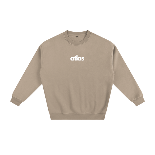Crewneck Jumper Brown - Small print