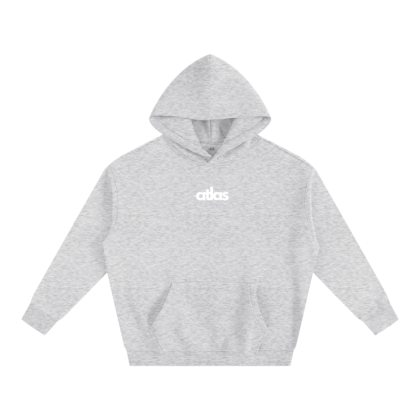 Oversize Fleeced Hoodie Grey